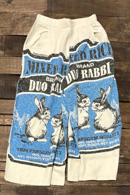 Sale - Heirloom Flour Sack Cotton Capri Pant