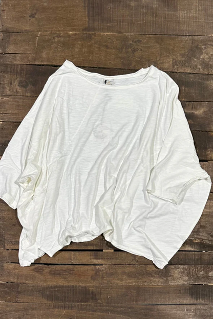 Sale - Be Free Cotton Oversized Mineral Washed Top