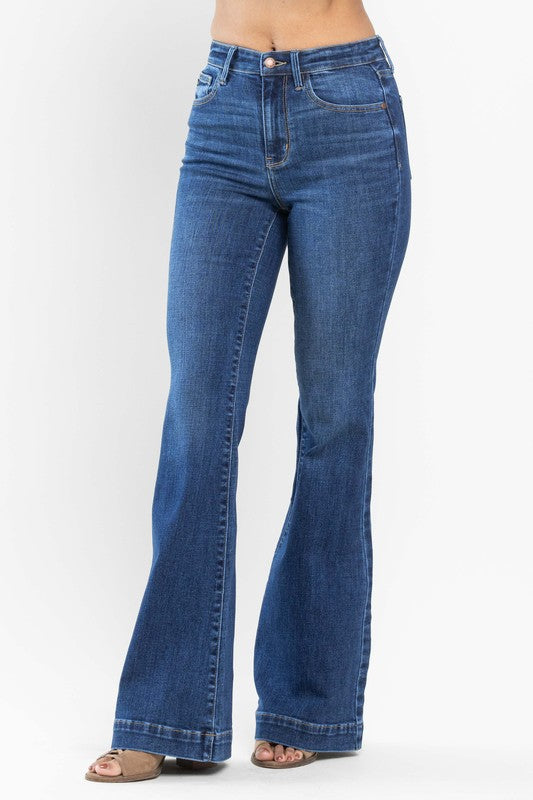Sale - Judy Blue - High Waisted Classic Denim Flares