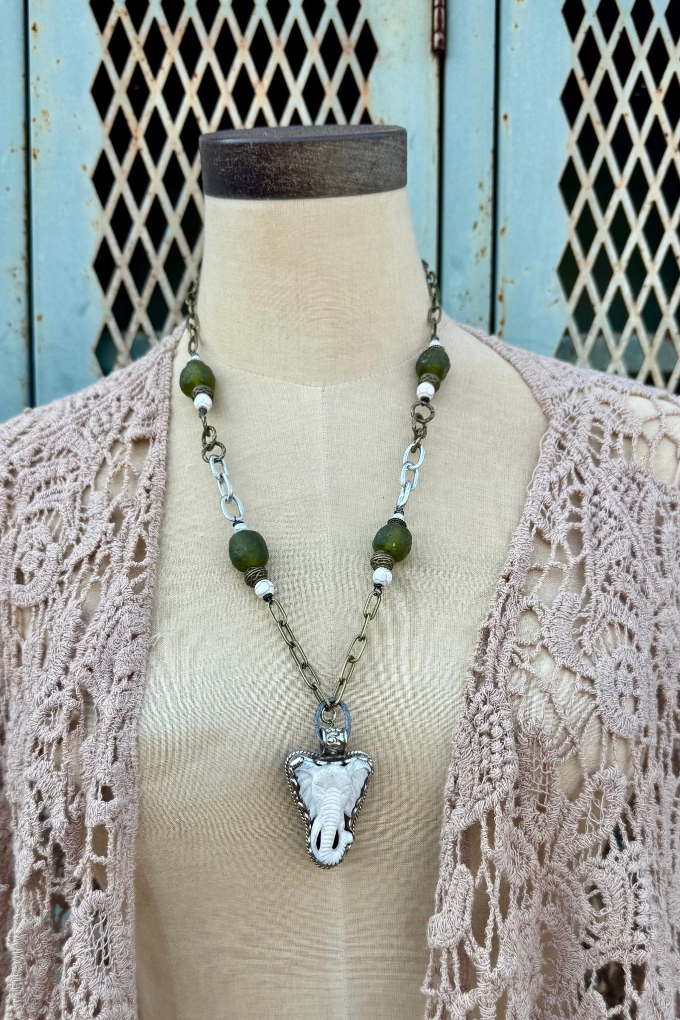 In the Wild Elephant Statement Necklace - ivyandlavyboutique Spirit Lala