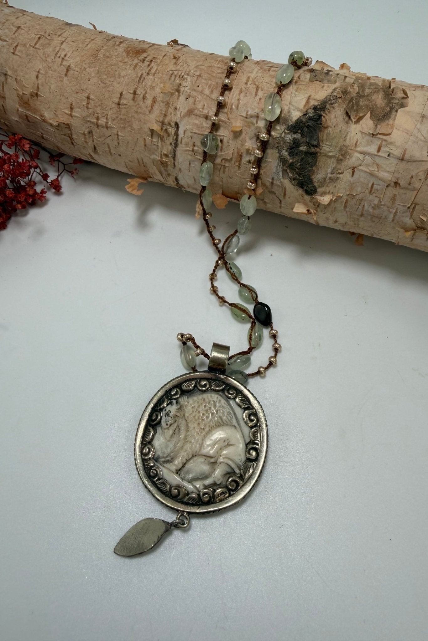 Indian and Bull Necklace - ivyandlavyboutique ivyandlavyboutique