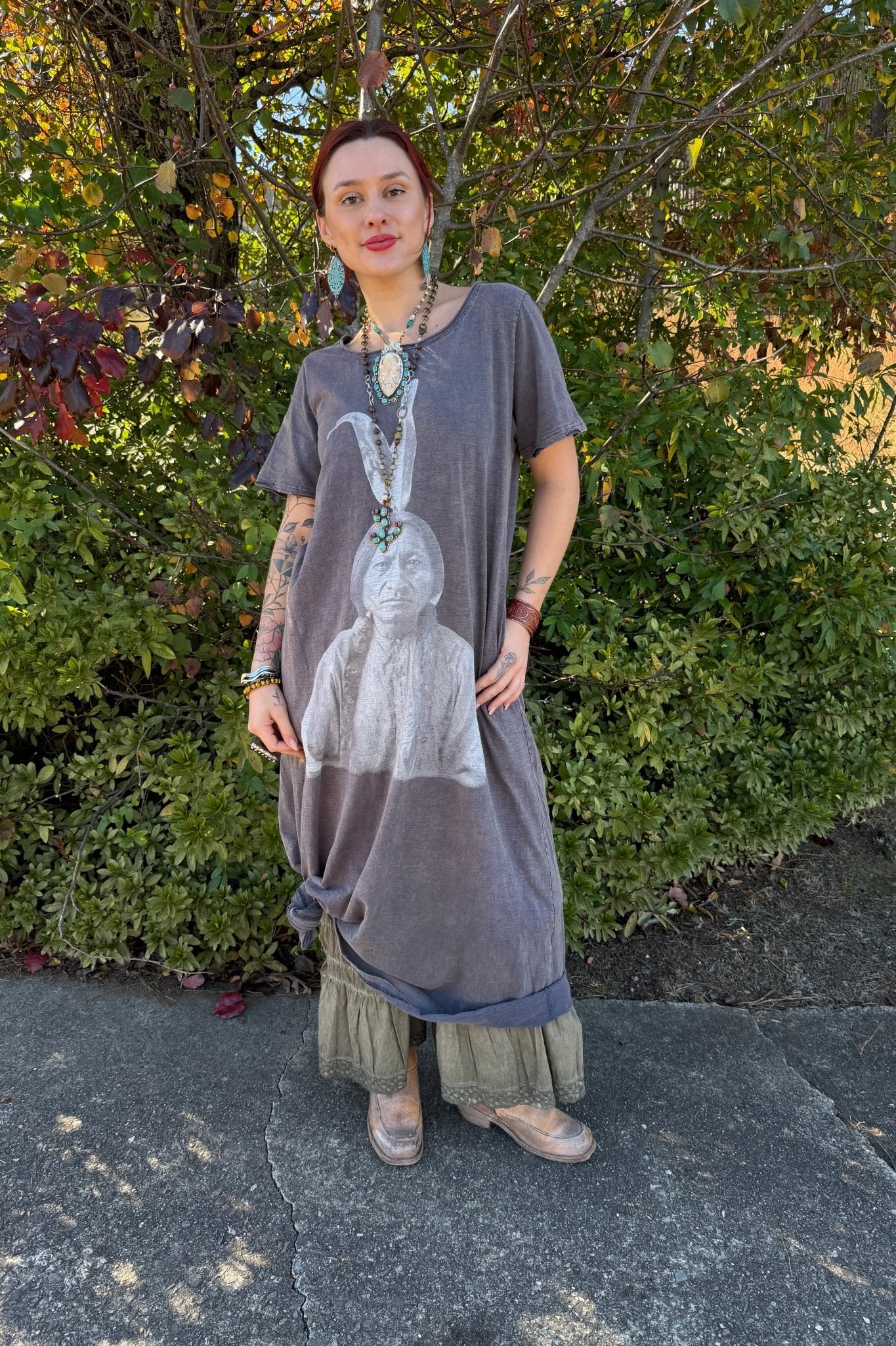 Indian Print Short Sleeve Long Dress - ivyandlavyboutique Blue Velvet