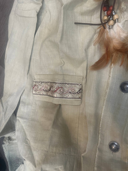 Indian Warrior Duster - ivyandlavyboutique A Rare Bird Shop