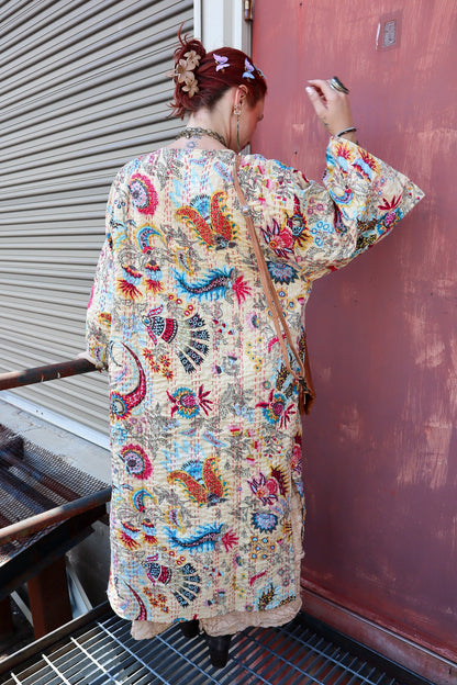 Indira Artisan Boho Kantha Jacket - ivyandlavyboutique Raj Trading & Imports (USA) Inc.