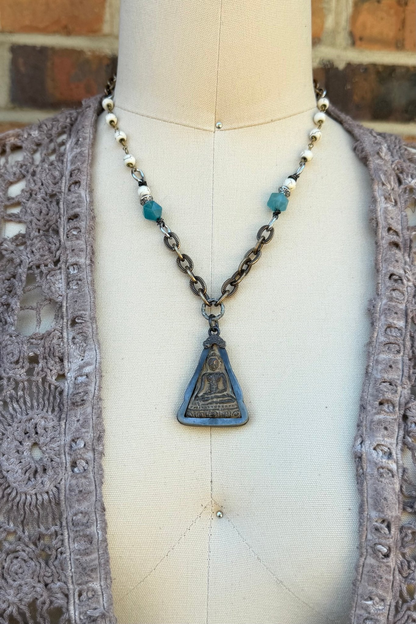 Inner Calm Shortie Necklace - ivyandlavyboutique ivyandlavyboutique