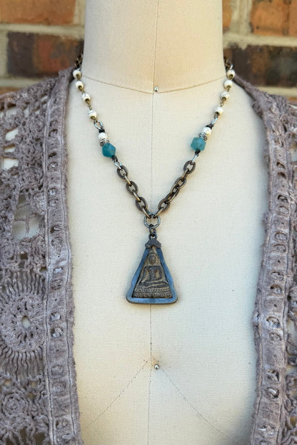 Inner Calm Shortie Necklace - ivyandlavyboutique ivyandlavyboutique