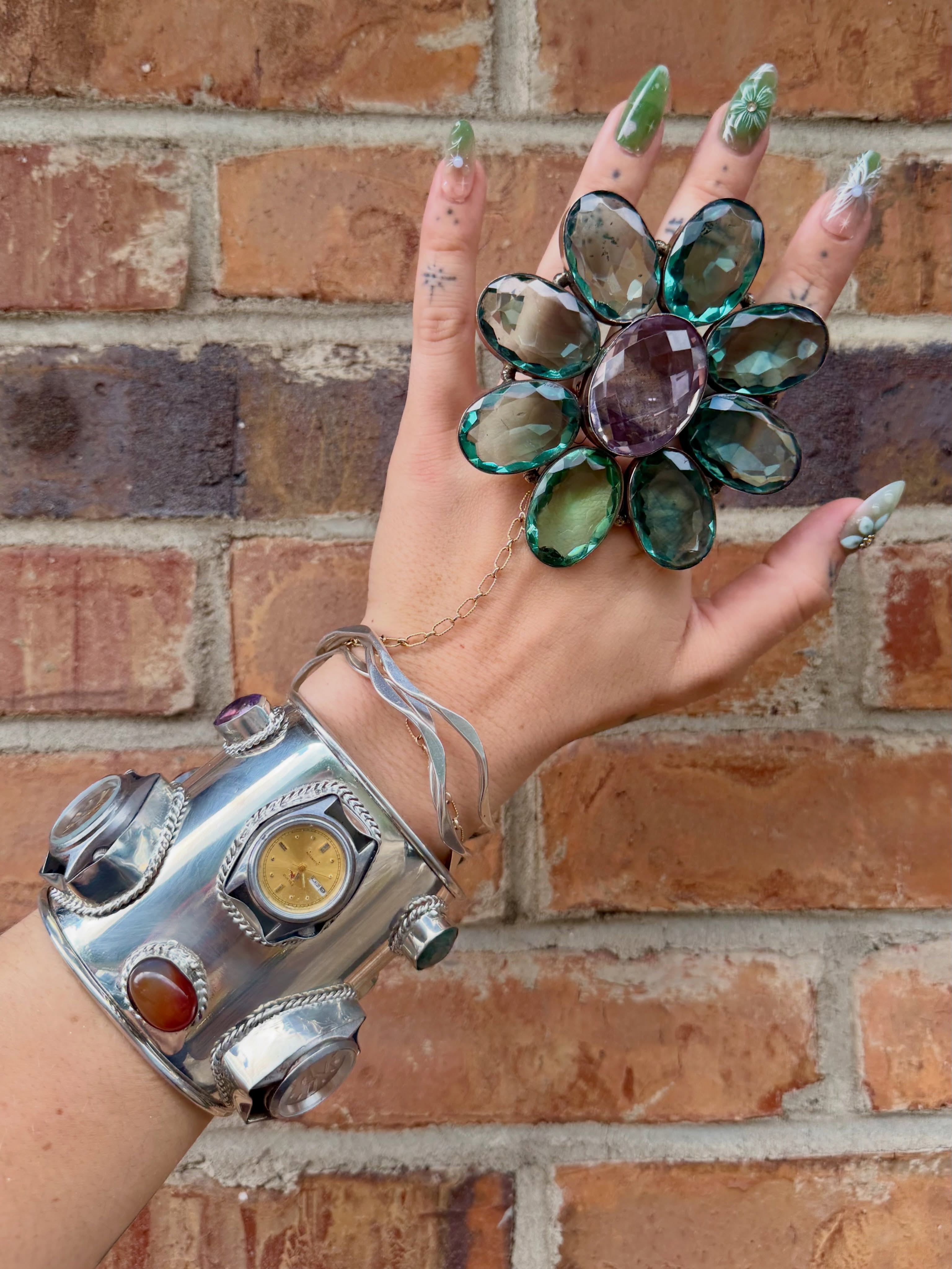 Flower Power Ring Style 9