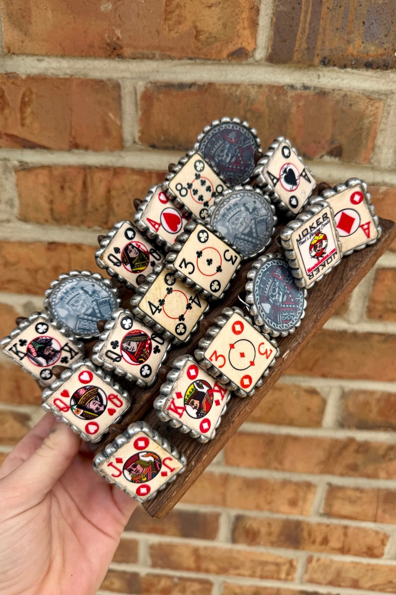 Jack of Spades Poker Chip Ring - ivyandlavyboutique ivyandlavyboutique