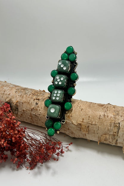 Jade Dice Ring - Style 1 - ivyandlavyboutique ivyandlavyboutique