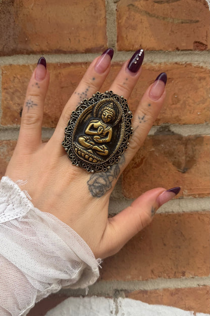 Jasper Buddha Ring - ivyandlavyboutique ivyandlavyboutique