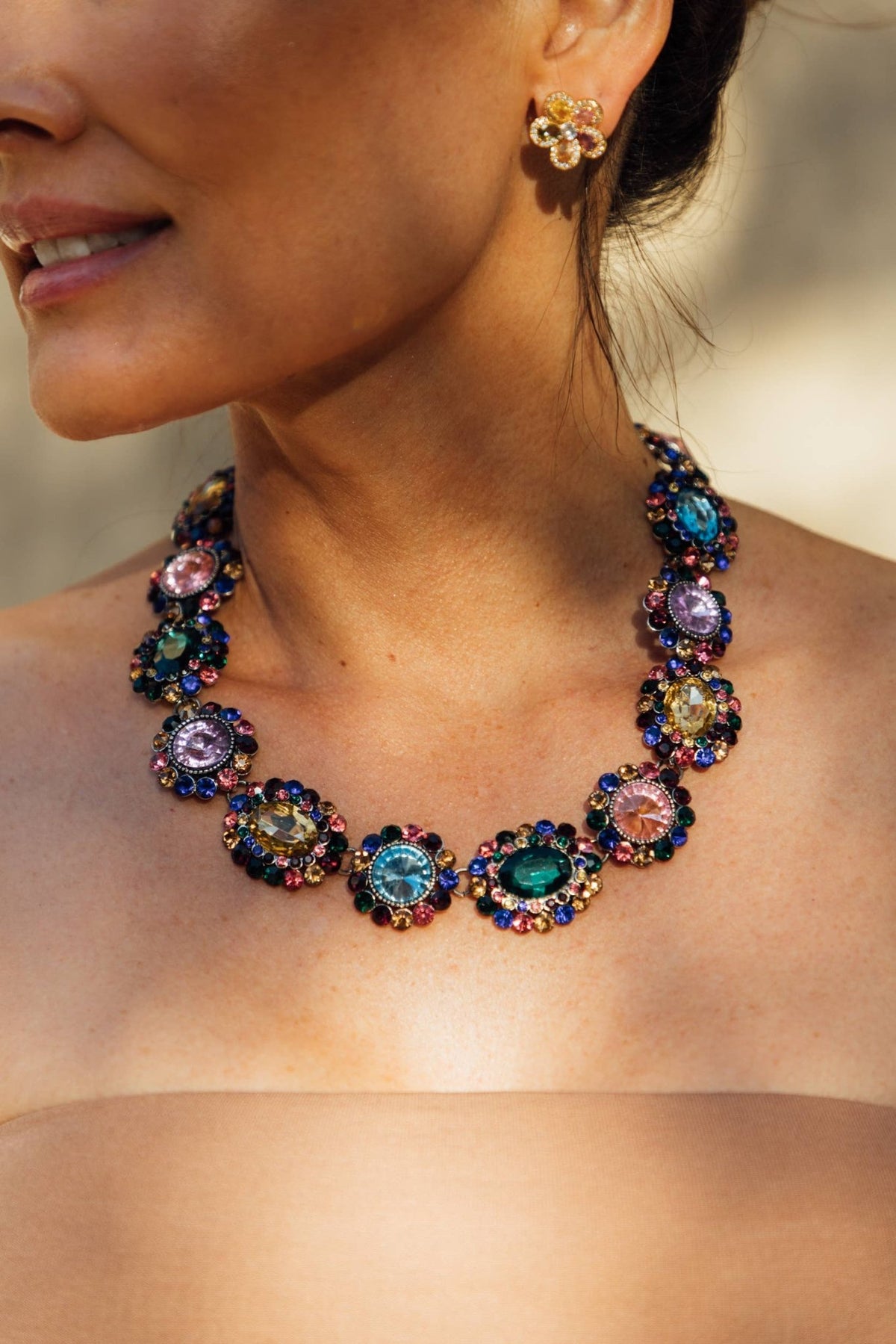 Juliet Necklace - Multi - ivyandlavyboutique Eye Candy Los Angeles