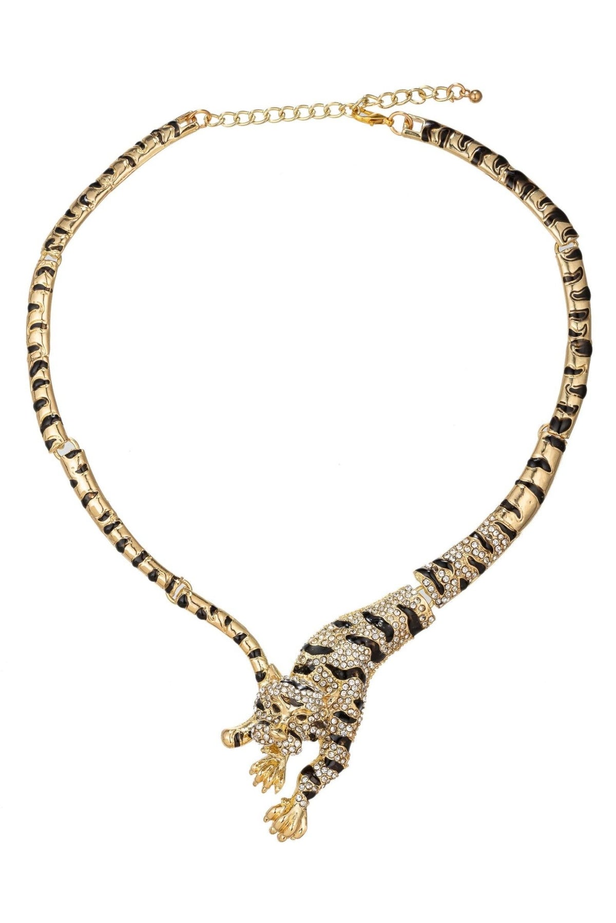 Jumping Leopard Collar necklace - ivyandlavyboutique Eye Candy Los Angeles
