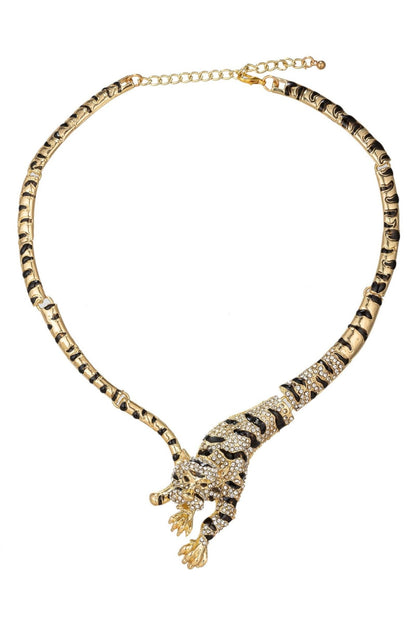 Jumping Leopard Collar necklace - ivyandlavyboutique Eye Candy Los Angeles