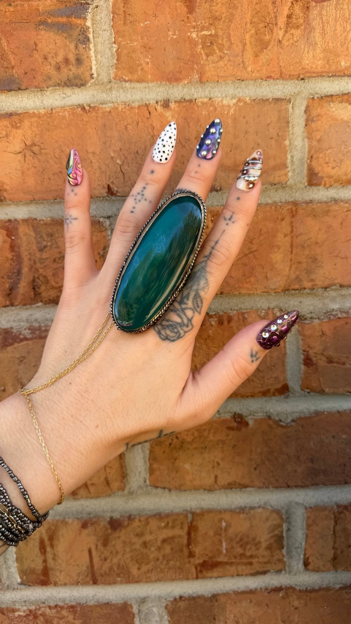 Just a Slice Ring - Boho Wanderlust Boutique ivyandlavyboutique