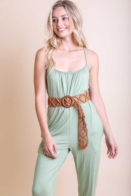 Just Beached Woven Beach Belt - ivyandlavyboutique Leto Accessories