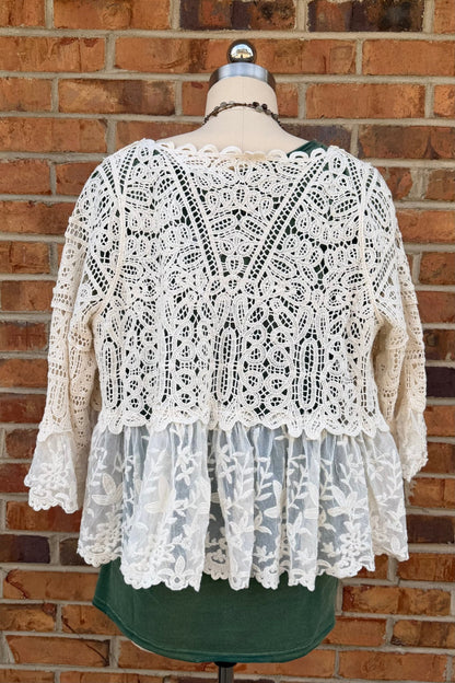 Just Beachy Front Tie Kimono - ivyandlavyboutique ivyandlavyboutique