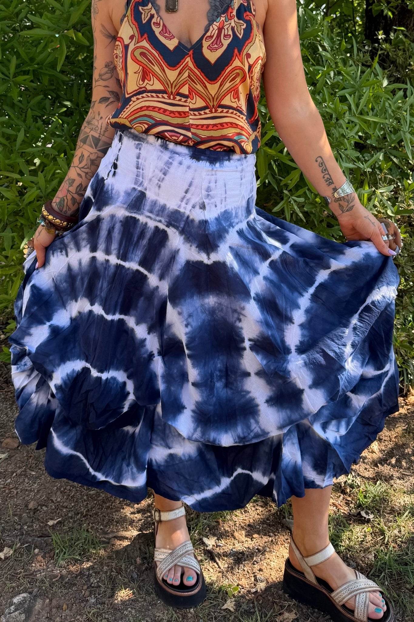 Just Groovy Tank Top - ivyandlavyboutique Love Stitch