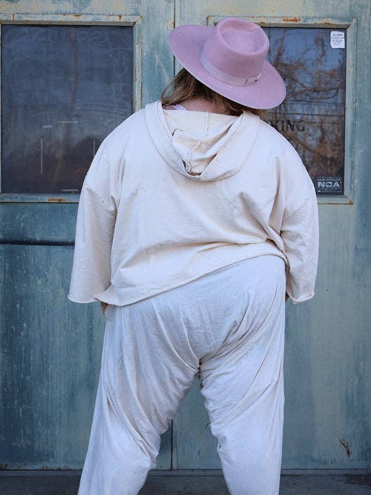 Kantha Bae Dream Harem - Cream - Free Size Boho Jogger Fit - ivyandlavyboutique Kantha Bae