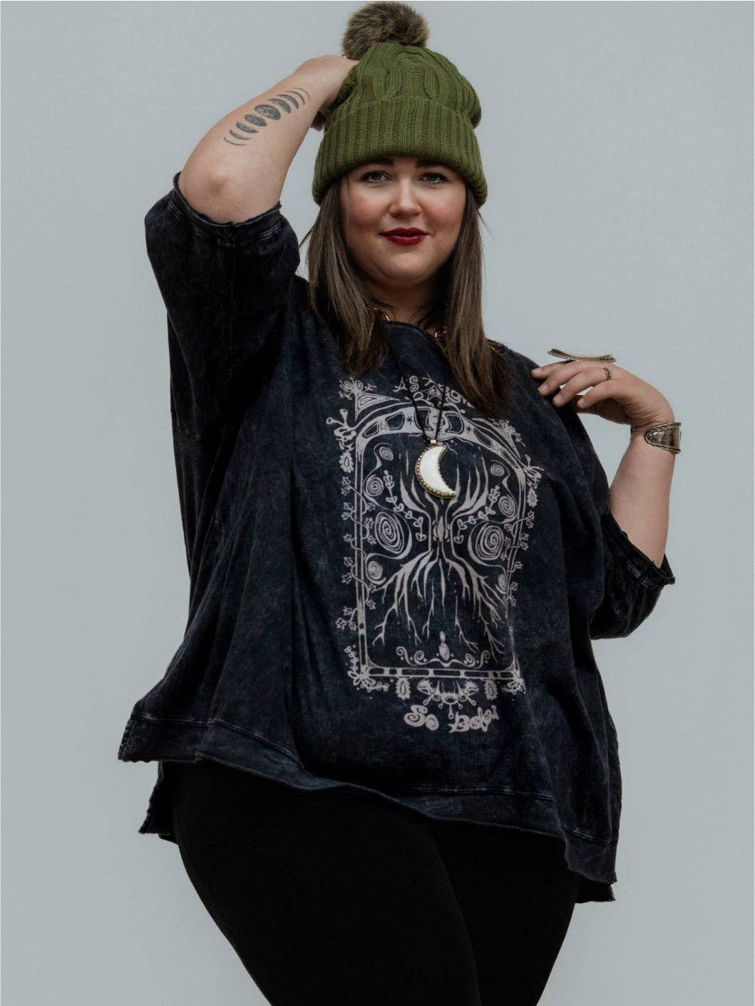 Kantha Bae Dream Tee - As Above, So Below Boho Graphic - ivyandlavyboutique Kantha Bae