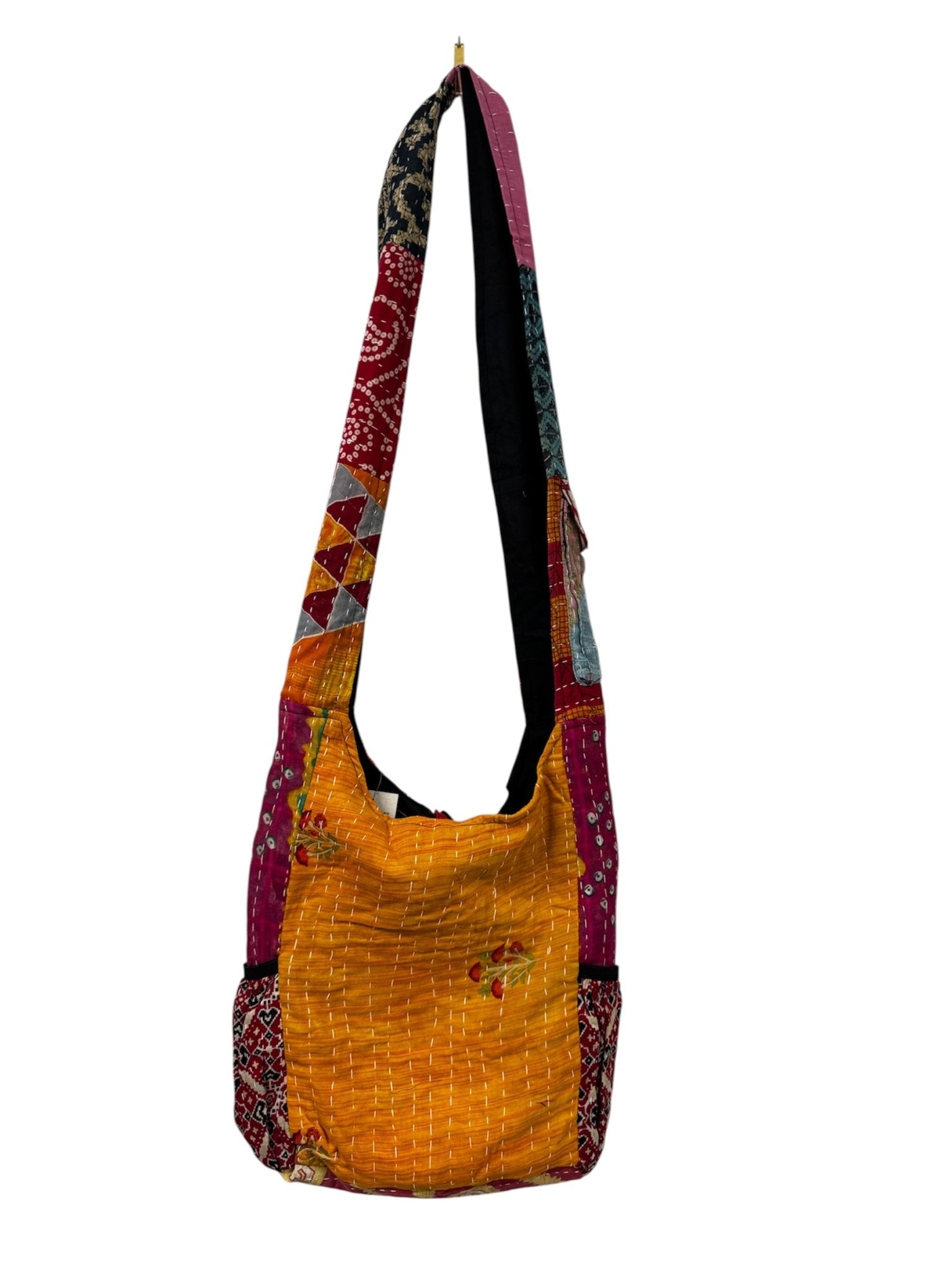 Kantha Hippie Bag Combo B - ivyandlavyboutique Kathmandu Imports