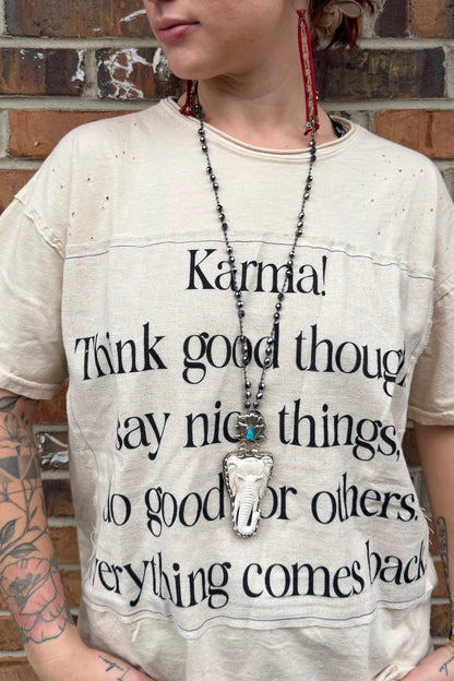 Karma Buddha Oversized Patchwork Tre - ivyandlavyboutique LeParisPetit by I Love Linen