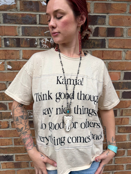 Karma Buddha Oversized Patchwork Tre - ivyandlavyboutique LeParisPetit by I Love Linen