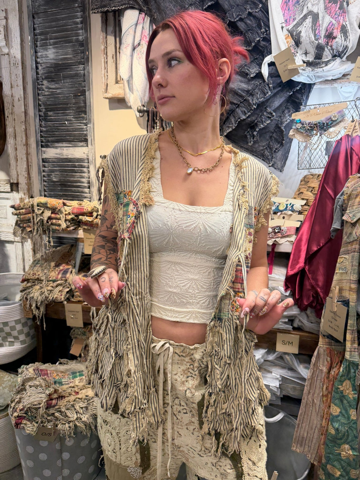 Keepsake Vest - Boho Wanderlust Boutique A Rare Bird Shop