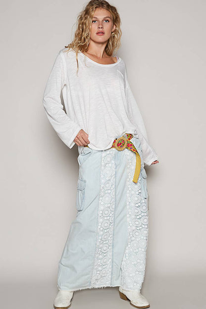 Kimberly Boat Neck Simple Long Sleeve Tee - ivyandlavyboutique Pol Clothing