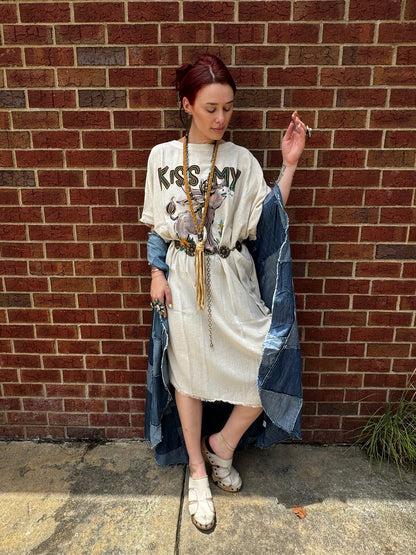 Kiss My (Donkey) Kaftan - ivyandlavyboutique LeParisPetit by I Love Linen