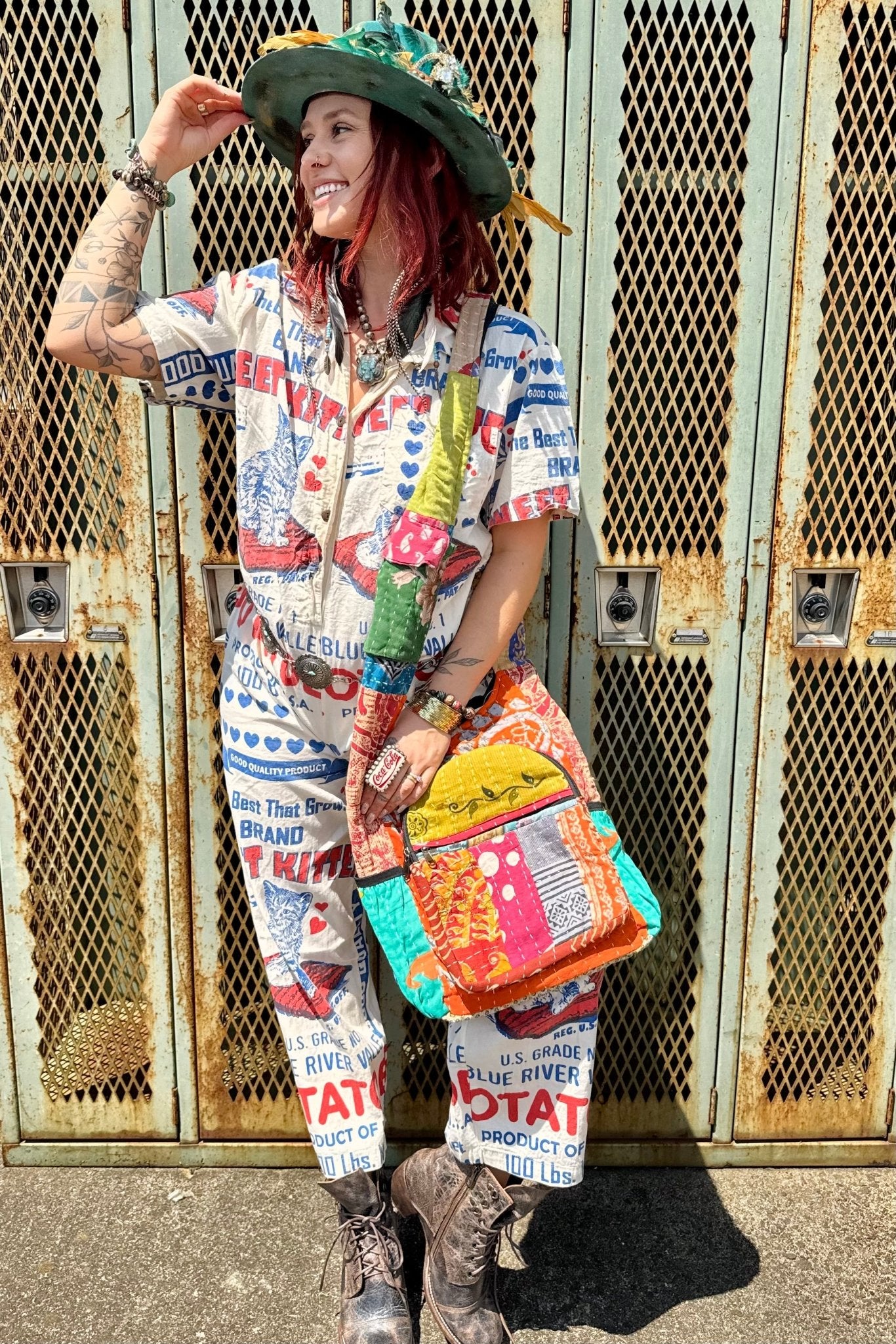 Kitty Coveralls - ivyandlavyboutique Evergreen imports