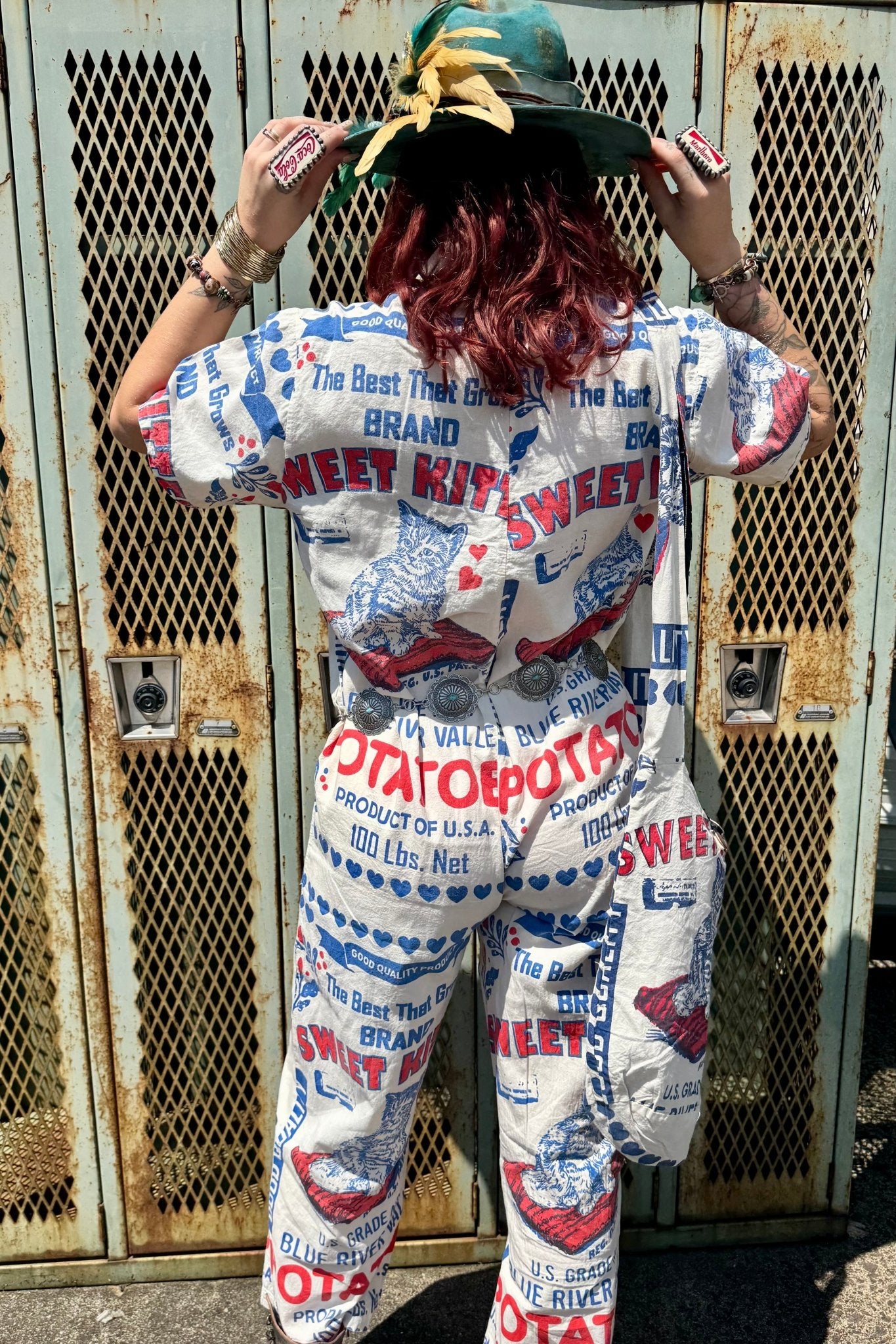 Kitty Coveralls - ivyandlavyboutique Evergreen imports