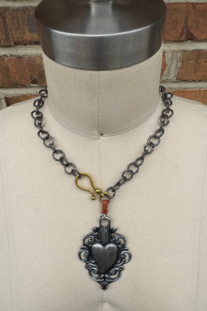 Knife through My Heart Necklace - ivyandlavyboutique ivyandlavyboutique