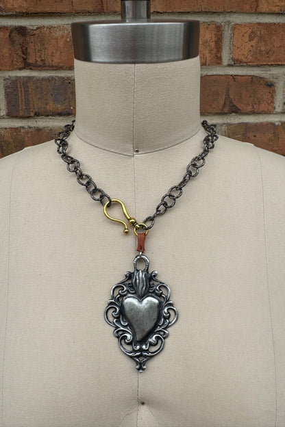 Knife through My Heart Necklace - ivyandlavyboutique ivyandlavyboutique