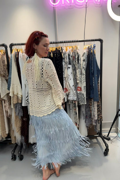 Knit Pullover - ols - 4707 - ivyandlavyboutique Origami Apparel ~ Lace and Crochet inspired