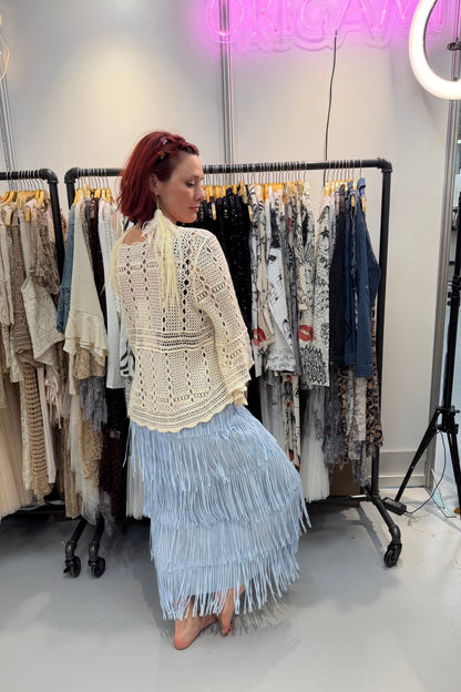 Knit Pullover - ols - 4707 - ivyandlavyboutique Origami Apparel ~ Lace and Crochet inspired