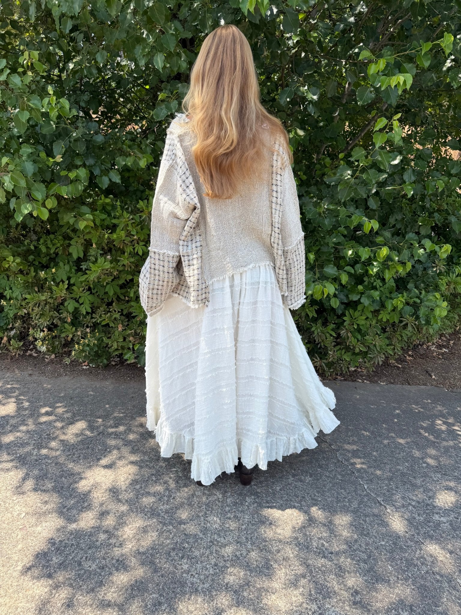 Kyla Cotton Button Front Skirt - ivyandlavyboutique Karma Highway
