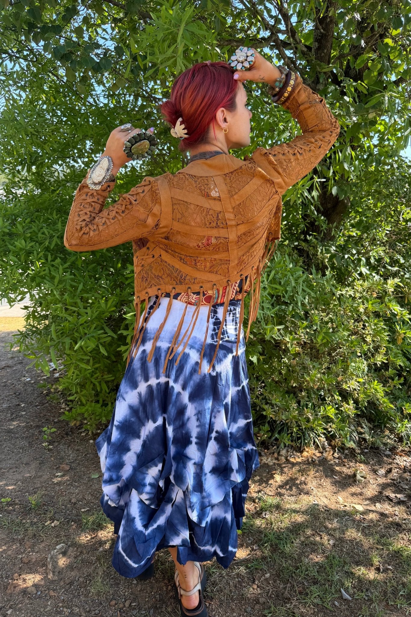 Laced Up Cowgirl Jacket - ivyandlavyboutique Vocal