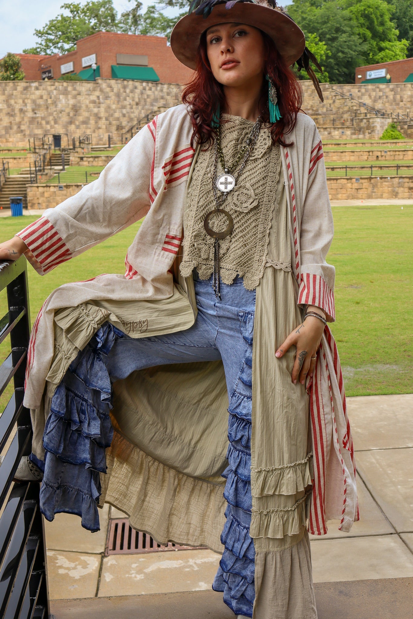 Lady Of Guadalupe Duster - ivyandlavyboutique I LOVE LINEN