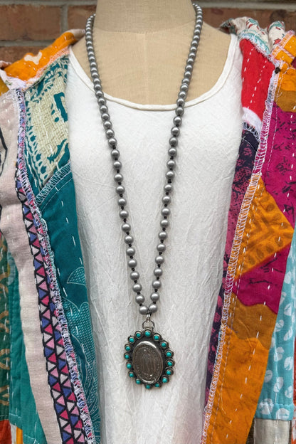 Lady of Guadalupe Necklace - ivyandlavyboutique ivyandlavyboutique
