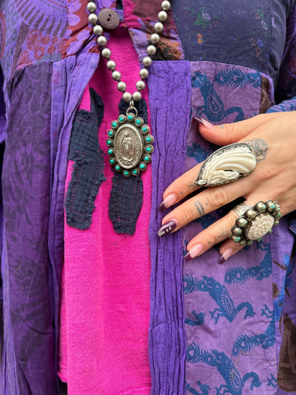 Lady of Guadalupe Necklace - ivyandlavyboutique ivyandlavyboutique