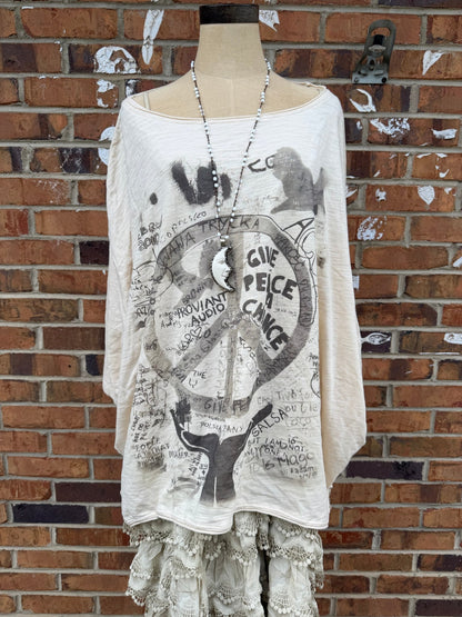 Last One - Jaded Gypsy Peace Top - ivyandlavyboutique ivyandlavyboutique