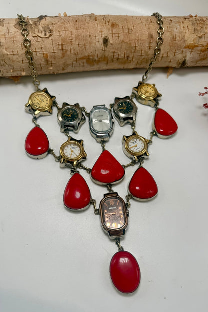 Late For an Important Date Necklace - Watch Clock Necklace - ivyandlavyboutique ivyandlavyboutique