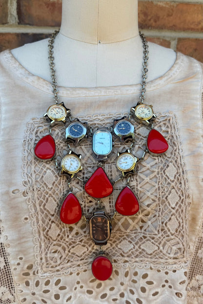 Late For an Important Date Necklace - Watch Clock Necklace - ivyandlavyboutique ivyandlavyboutique