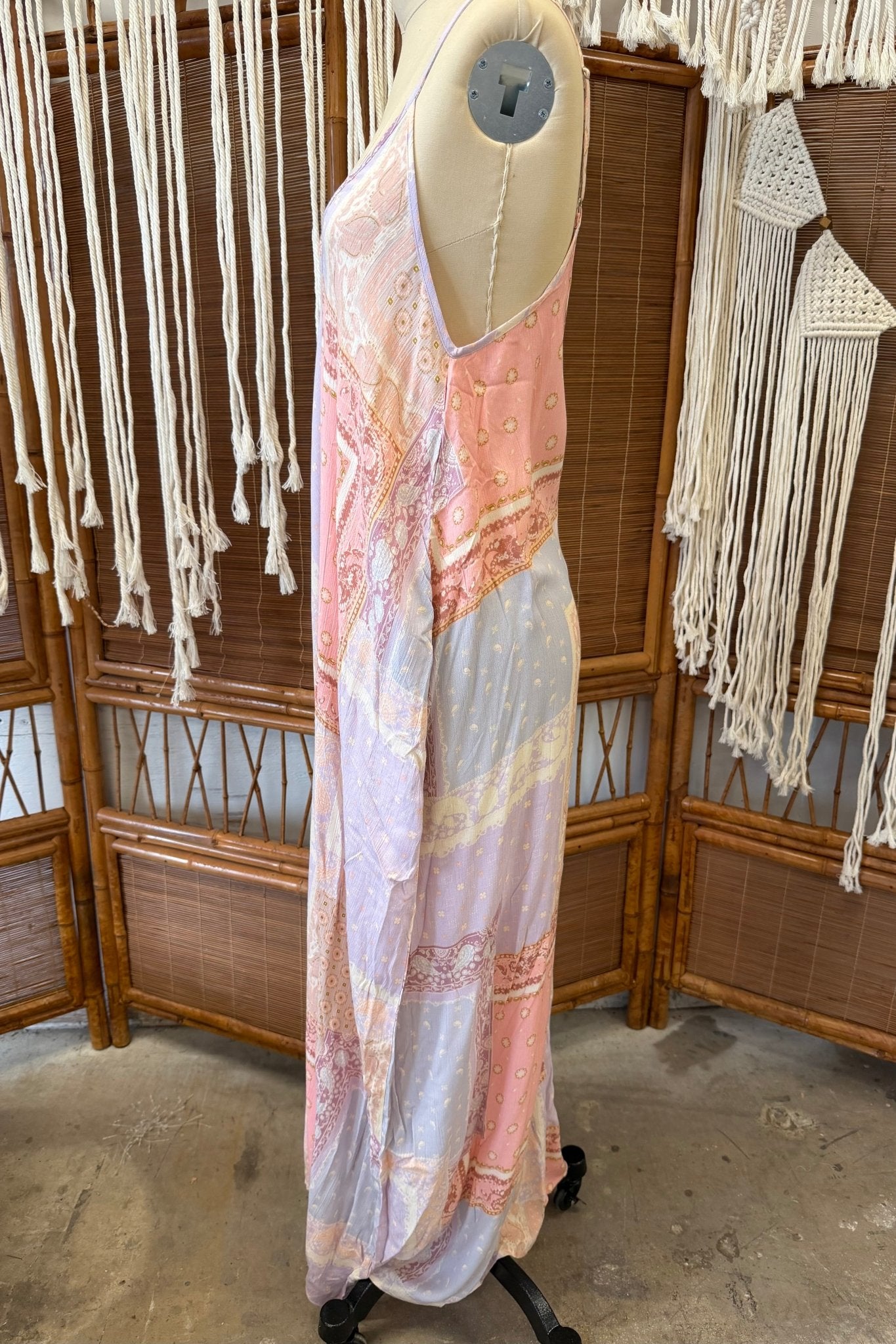 Lavender Combo Slip Dress - ivyandlavyboutique Style rack