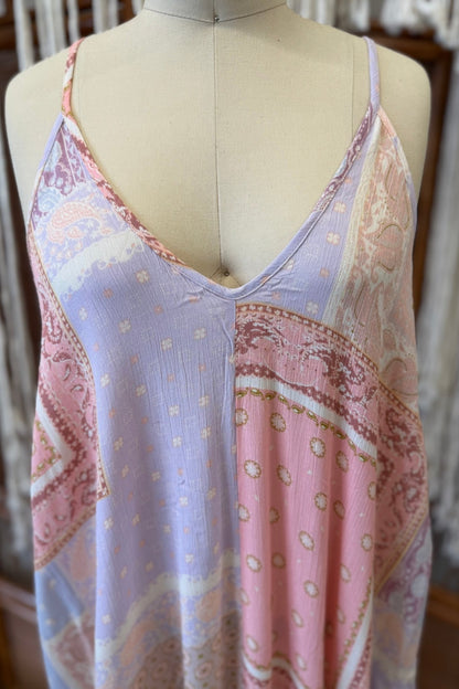 Lavender Combo Slip Dress - ivyandlavyboutique Style rack
