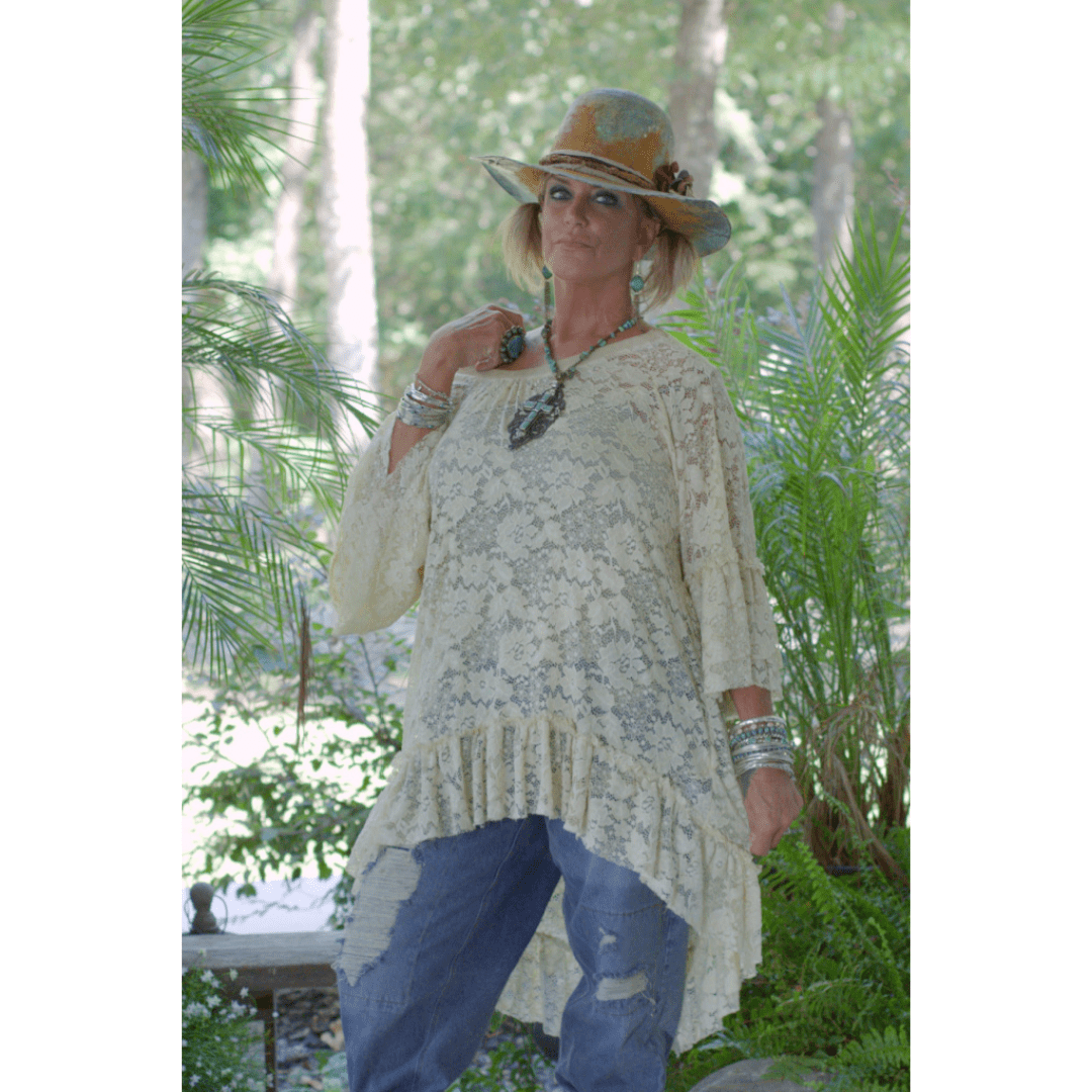 Layered In Time Tunic: ONE SIZE - ivyandlavyboutique Jaded Gypsy