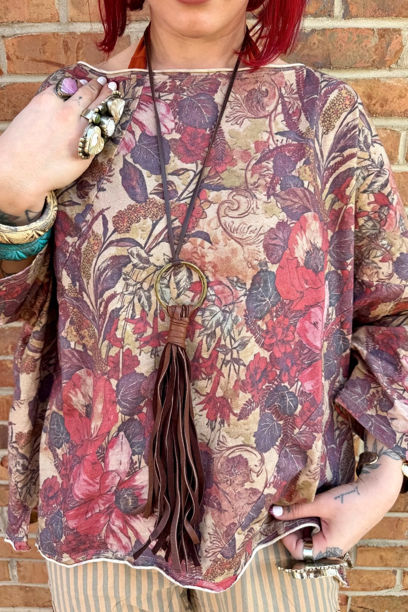 Leather Tassel Necklace - ivyandlavyboutique ivyandlavyboutique