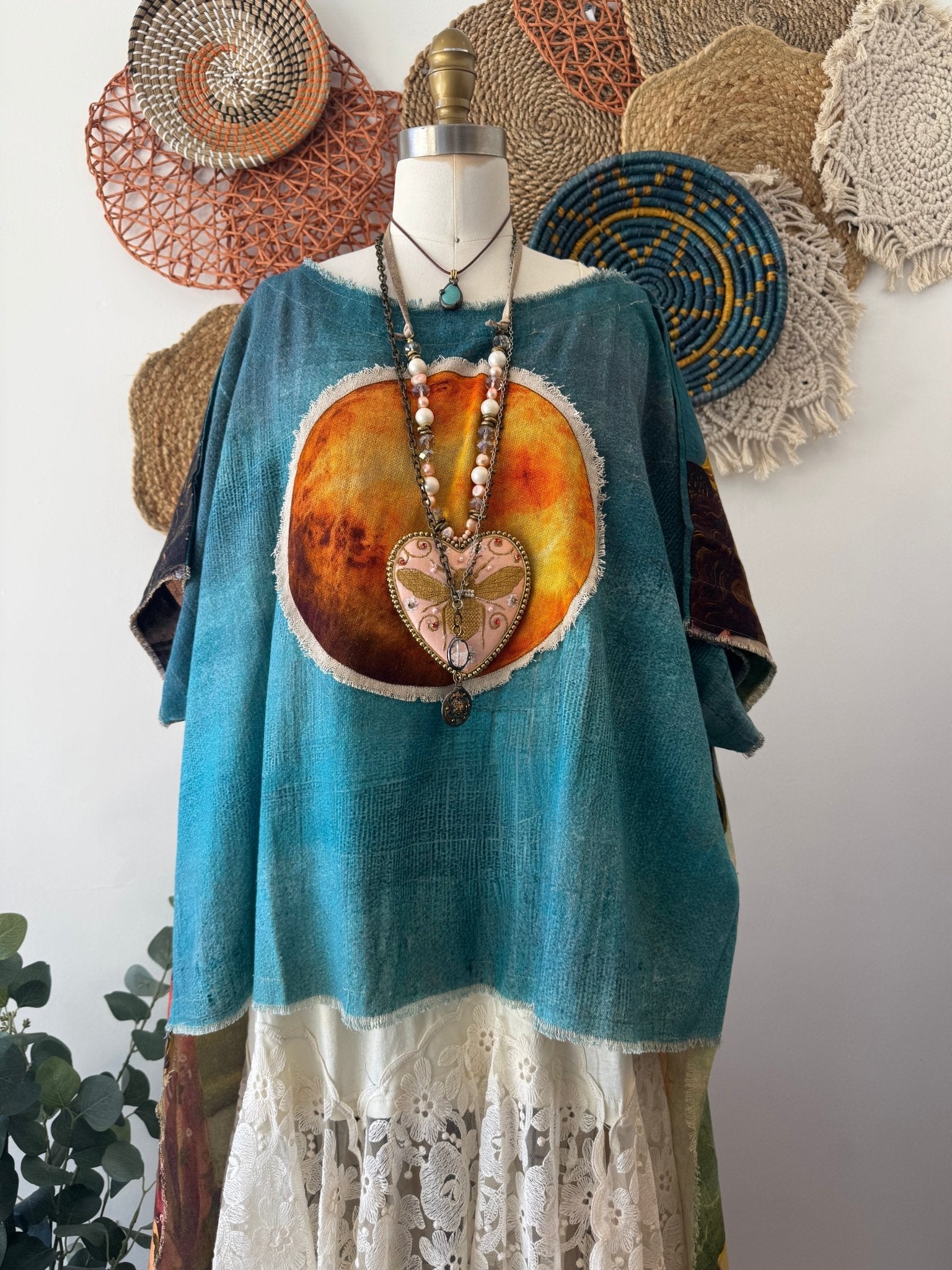 Leather & Turquoise Choker - ivyandlavyboutique Spirit Lala
