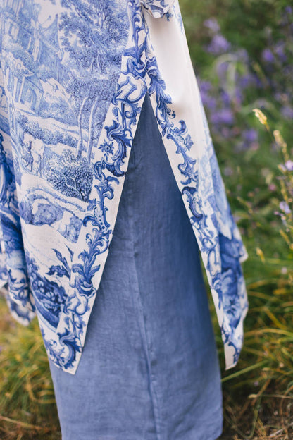 Let The Light In Bohemian Goddess Starduster Kimono w Delft - ivyandlavyboutique Market of Stars (USA)