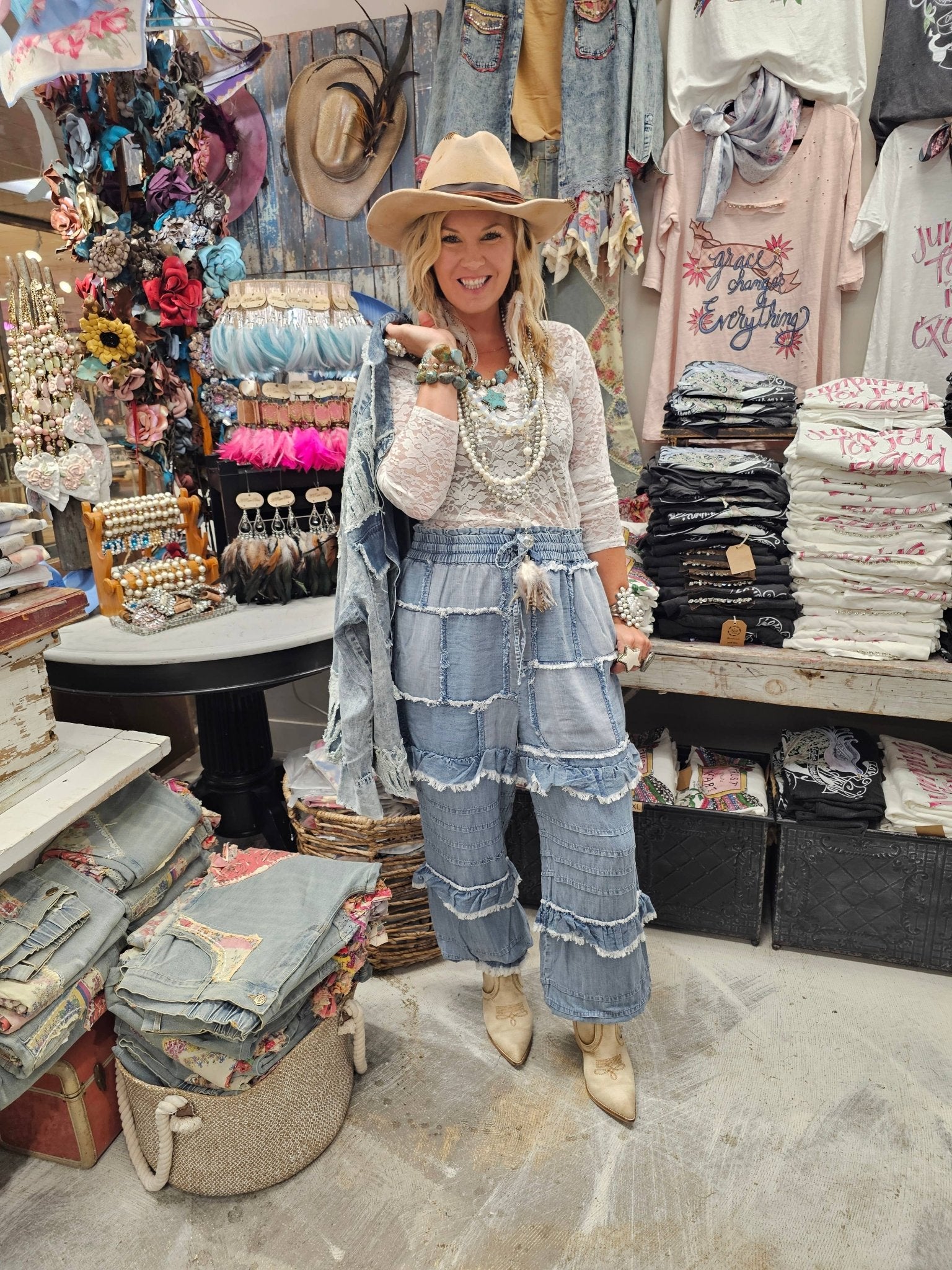 Let’s Vibe Tencel Bloomers - ivyandlavyboutique A Rare Bird Shop